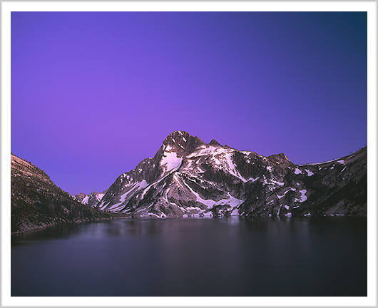 Sawtooth Lake Alpenglow