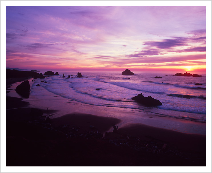 Sunset at the Oregon Coast
