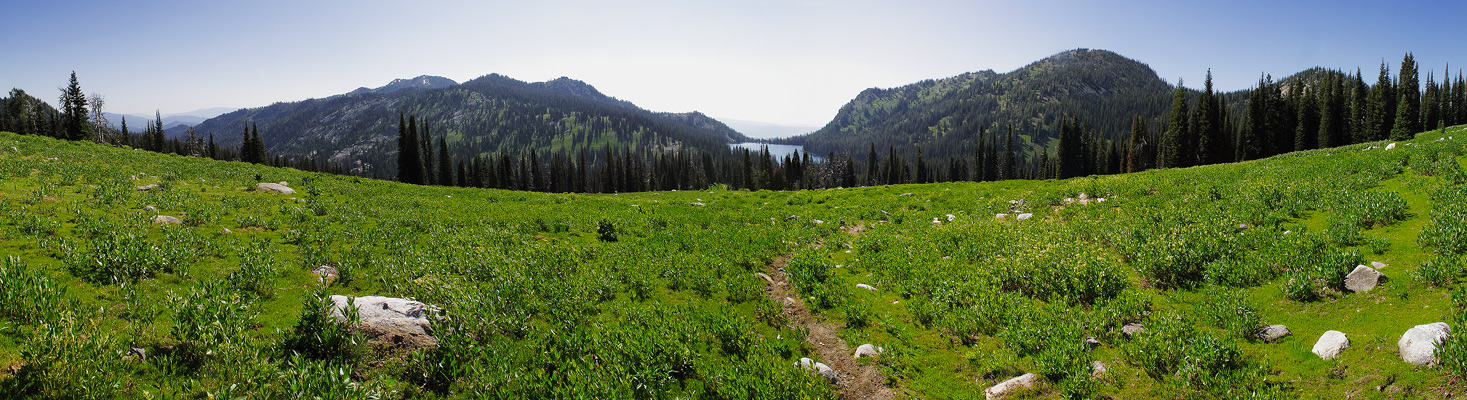 View from meadow above Boulder Lake