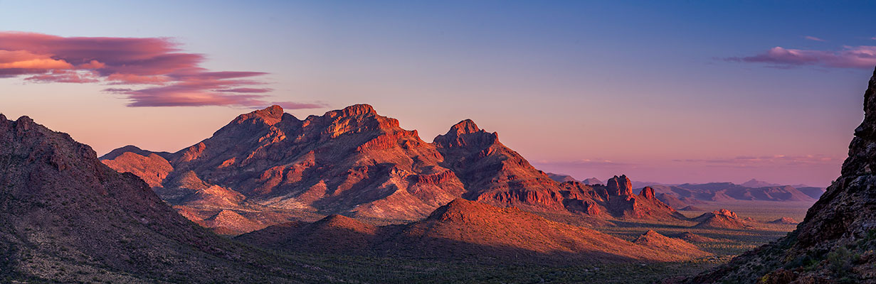 Sunset View from Mount Ajo